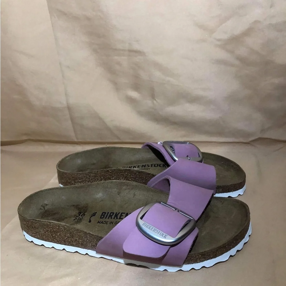 Birkenstock Madrid Big Buckle Silver